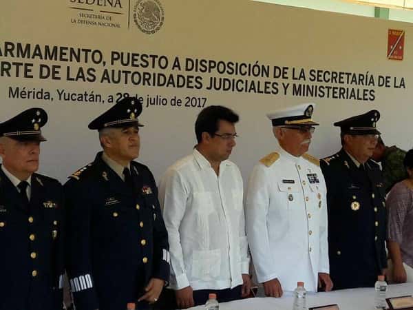 Ceremonia de Destrucción de Armamento Asegurado y Puesto a Disposición de la Secretaría de la Defensa Nacional