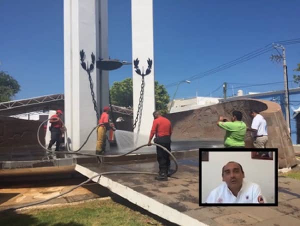 El monumento Paseo a los Héroes del Barrio de San Román